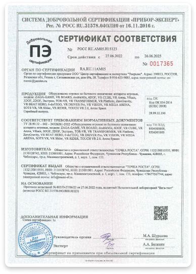 Сертификат соответствия